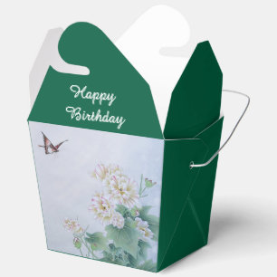 Chinese Flower with Butterfly  Favour Box
