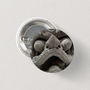 Chinese Foo Dog Dragon Granite Rock Sculpture Pin