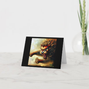 Chinese Foo Lion (10)  Card