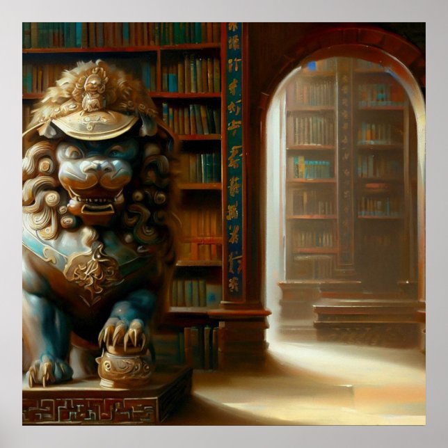 Chinese Foo Lion (21)  Poster (Front)