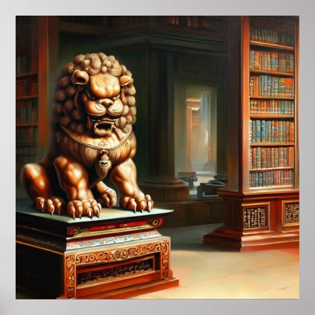 Chinese Foo Lion (30)  Poster (Front)