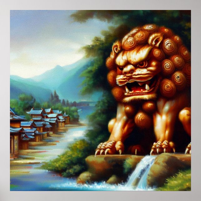 Chinese Foo Lion (36)  Poster (Front)