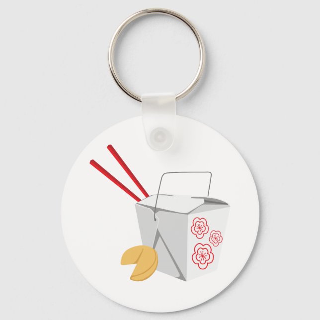 Chinese Food Container Key Ring (Front)