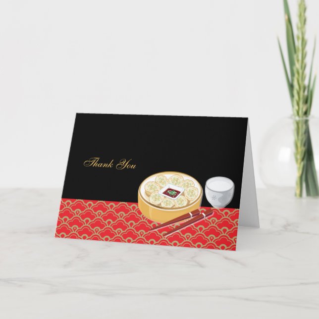 Chinese food thank you card (Front)