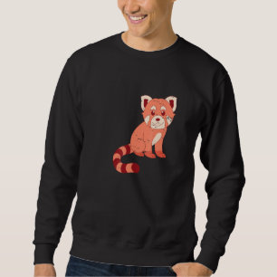 Chinese Forest Wildlife Animal Cute China Red Pand Sweatshirt