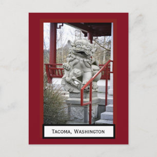 Chinese Fu Dog Tacoma, Washington Postcard