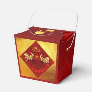 Chinese FU Luck lantern Horse Year Party TOFB01 Favour Box