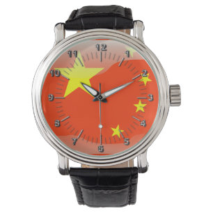 Chinese glossy flag watch