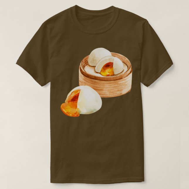 Chinese Golden Salted Egg Custard Bao  T-Shirt (Design Front)