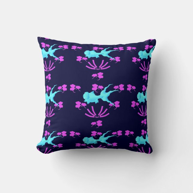 Chinese Goldfish pattern Cushion (Front)