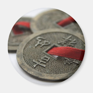 Chinese Good Luck Coins Magnet