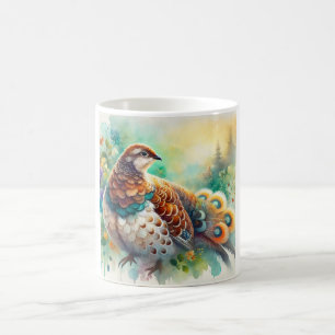 Chinese Grouse 260824AREF122 - Watercolor Coffee Mug