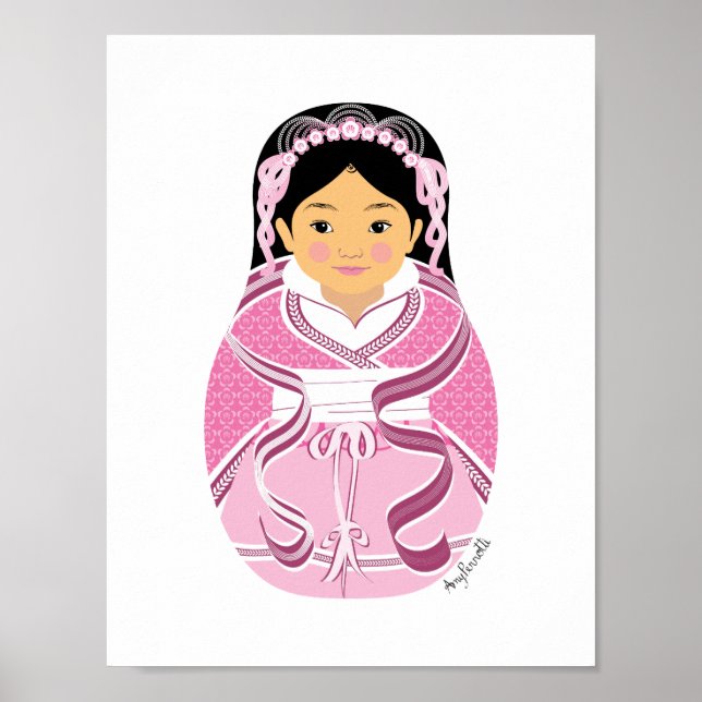 Chinese, HanFu Matryoshka Poster (Front)