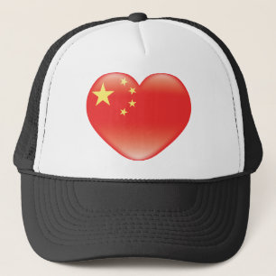 Chinese_heart_flag Trucker Hat