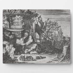 Chinese Holy Men, illustration from a description Plaque