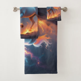 Chinese Horoscope 2026 – Fire Horse.4 Bath Towel Set