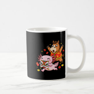 Chinese Horse Axolotl Funny Kids Mens Womens Happy Coffee Mug