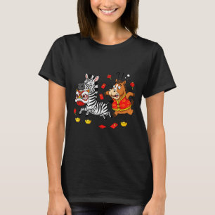 Chinese Horse Zebra Funny Kids Mens Womens Happy N T-Shirt