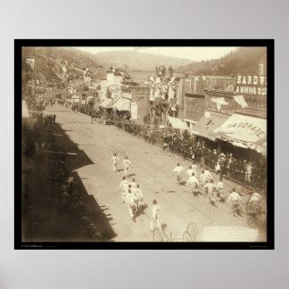 Chinese Hub-and-Hub Race Deadwood SD 1888 Poster