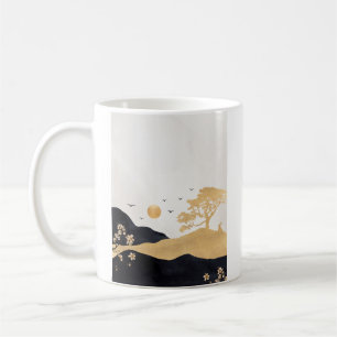 Chinese ink art,, Chinese Beautiful  Art,, Chinese Coffee Mug