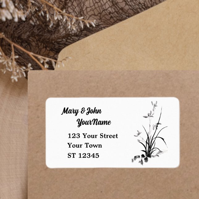 Chinese Iris - bw  Label (Creator Uploaded)