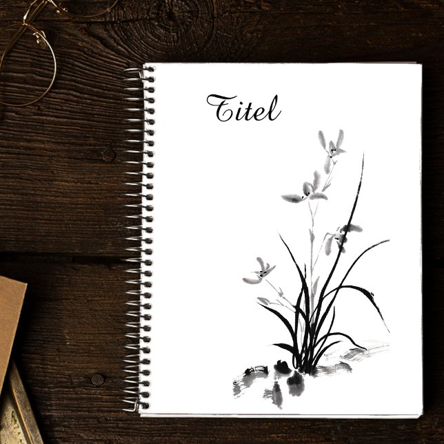Chinese Iris - bw Notebook (Creator Uploaded)