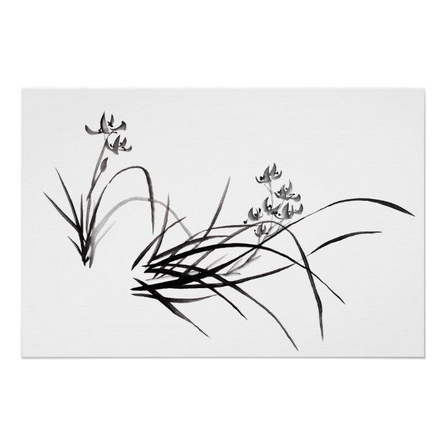 Chinese Iris in Spring Poster (Front)