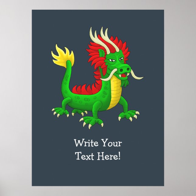 Chinese Jade Dragon Poster (Front)
