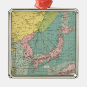 Chinese, Japanese ports Metal Ornament