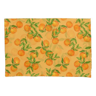 Chinese Korean Japanese inspired, watercolor backg Pillowcase