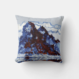 Chinese landscape cushion