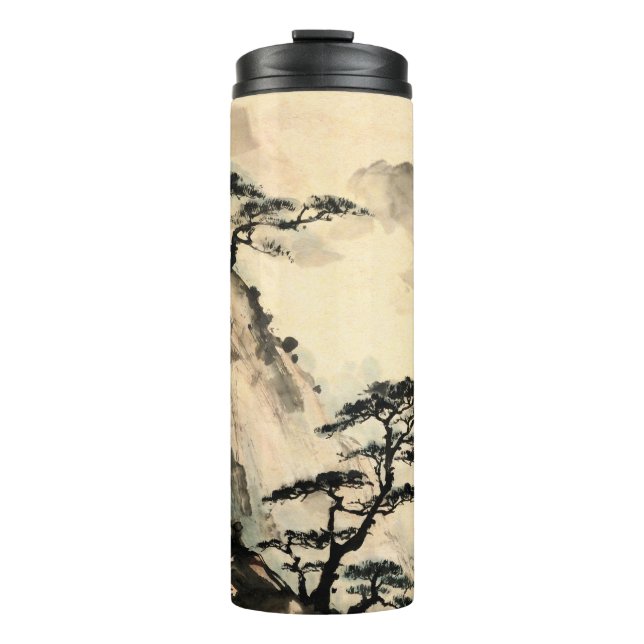 Chinese landscape painting.chinese,painting,japane thermal tumbler (Front)