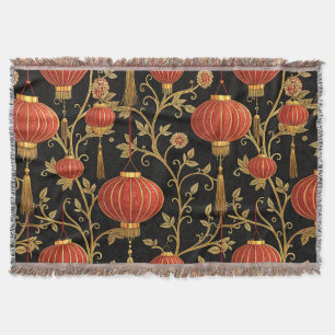 Chinese Lantern Festival (1) Throw Blanket