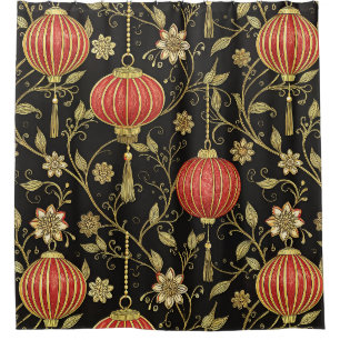 Chinese Lantern Festival (2) Shower Curtain