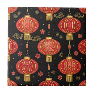 Chinese Lantern Festival (3) Ceramic Tile