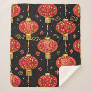 Chinese Lantern Festival (3) Sherpa Blanket
