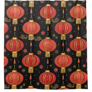 Chinese Lantern Festival (3) Shower Curtain