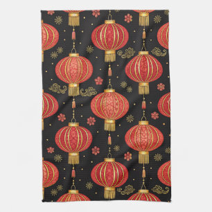 Chinese Lantern Festival (3) Tea Towel