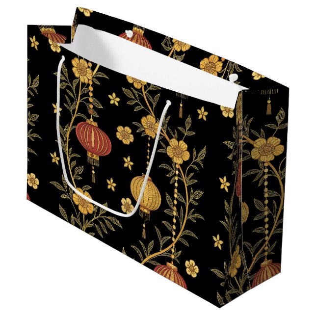 Chinese Lantern Festival (4) Large Gift Bag (Front Angled)