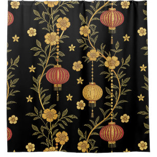 Chinese Lantern Festival (4) Shower Curtain
