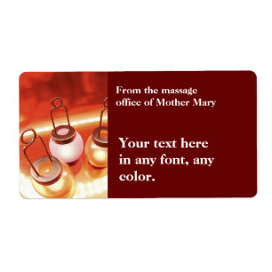 Chinese Lantern Label