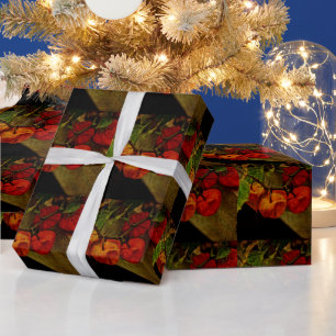 Chinese Lantern Plant With Fruit Wrapping Paper