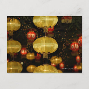 Chinese lanterns postcard