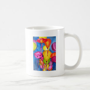 Chinese Lanterns watercolour fine art Coffee Mug