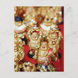 Chinese Laughing Buddhas Postcard