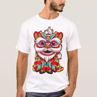 Chinese Lion Dance t shirt_ Chinese Lion t shirt_ 