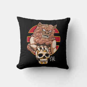 Chinese Lion guardian - Foo Dog Cushion