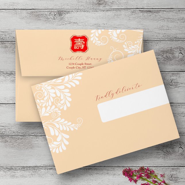 Chinese Longevity Birthday (99/Younger) Invitation Envelope (Creator Uploaded)