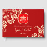 Chinese Longevity Birthday (Up to 99 year old) Guest Book<br><div class="desc">A guest book that you guests can write their names & warm wishes as they celebrate your big day. It is something to keep and look back on for years to come ♥ This design matches other longevity birthday items in this shop ♥ With the Longevity character that has the...</div>
