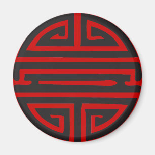 CHINESE LONGEVITY SYMBOL MAGNET